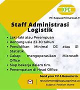 Pekerjaan Admin Logistik Adalah